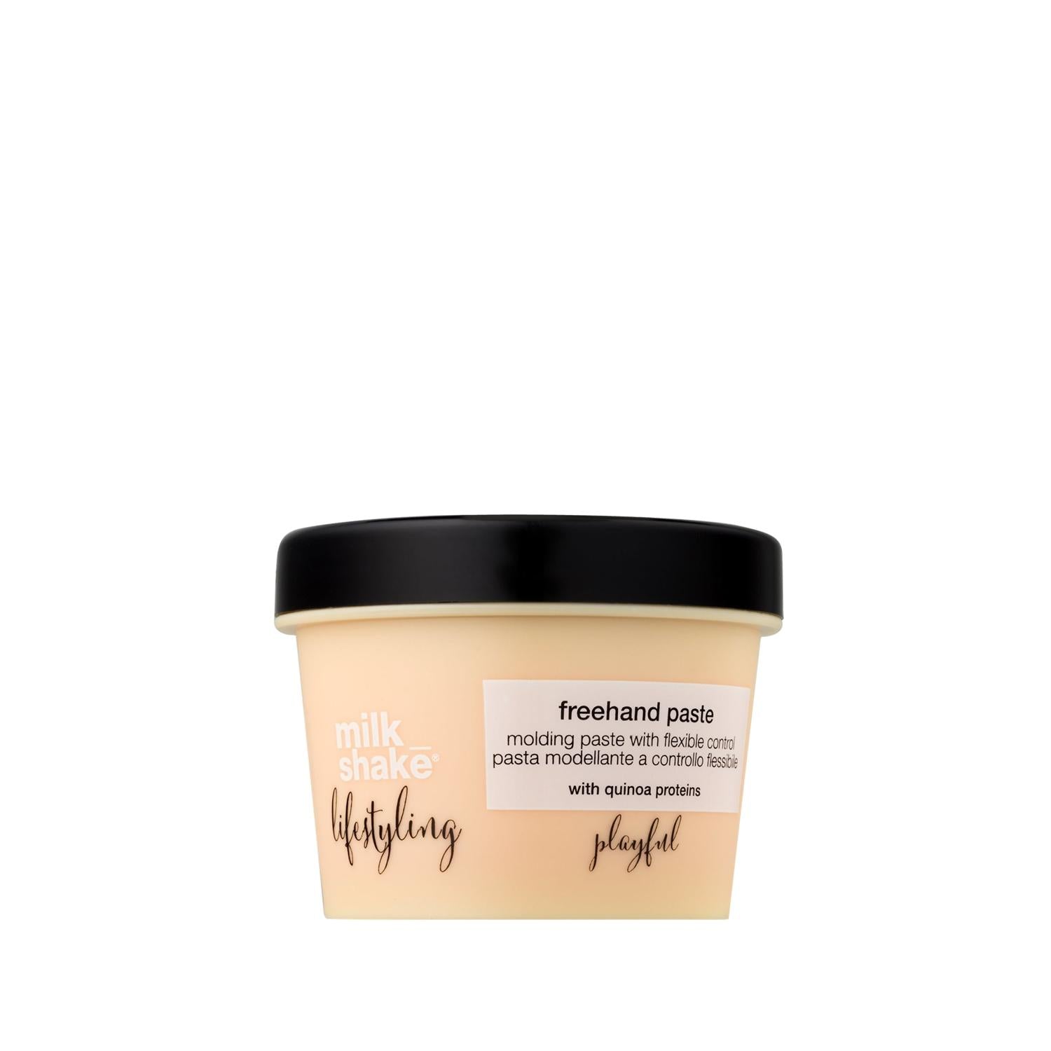 milk_shake Freehand Hair Styling Paste: Get Flexible Hold & Texture for Creative Styles - 3.38 fl oz milk_shake Hair Paste: Flexible Hold & Texture Styling hair styling paste, texturizing paste, hair paste for men, hair paste for women, freehand hair paste, milk_shake hair paste, best hair paste for texture, flexible hold hair paste, hair styling, texturizing, flexible hold, hair product, men's hair, women's hair, freehand application, professional hair product, hairstyling, hair texture, hair hold, styling