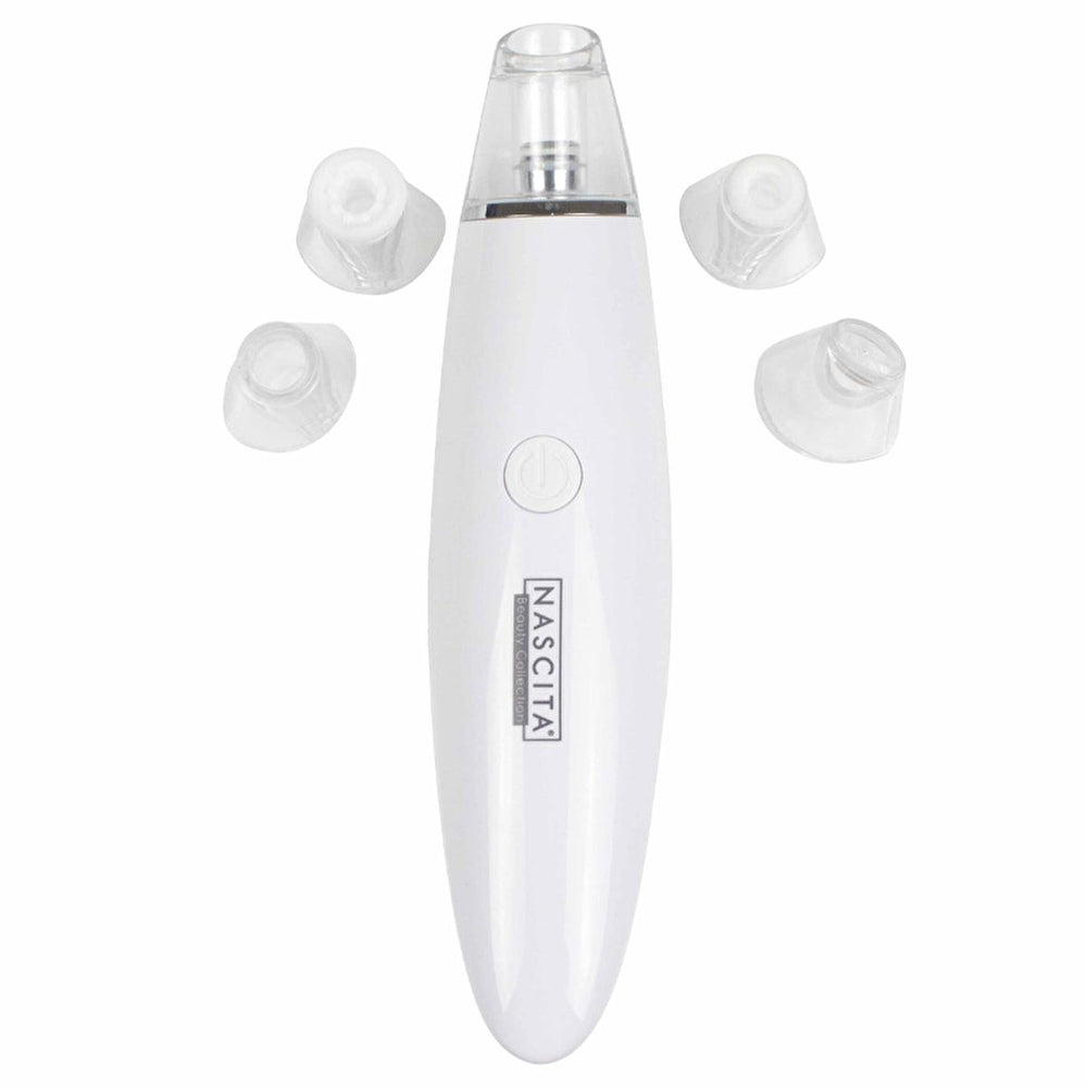 Nascita Electric Blackhead Remover Device - Portable Facial Suction with 5 Interchangeable Heads & - Acne Treatment