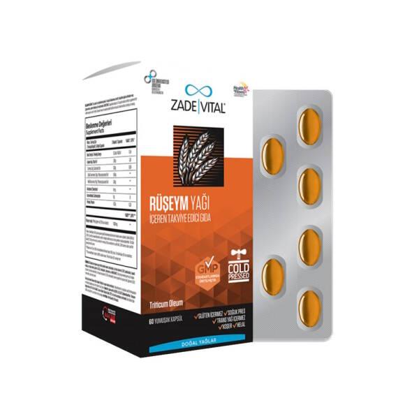 Zade Vital Wheat Germ Oil 500 mg 60 Capsules - image 3
