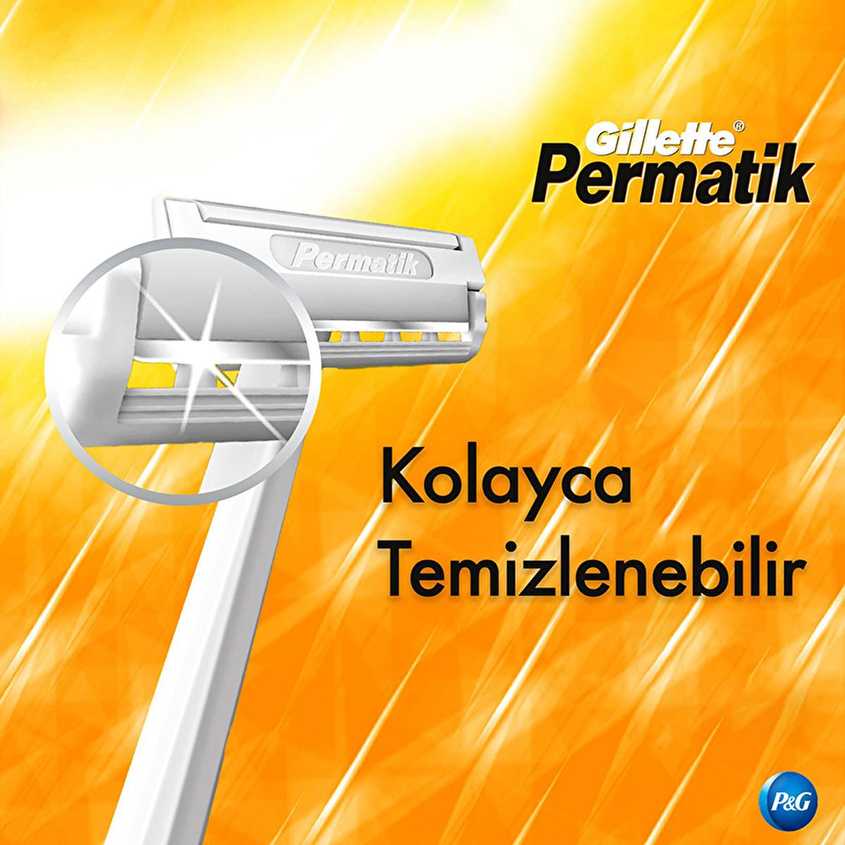 Gillette Permatik Disposable Razor Blades - Single-Blade, Hygienic Shaving Solution for Men and Women, Pack of 10 Gillette Permatik Disposable Razors - Hygienic Shaving Gillette Permatik, disposable razor blades, single-blade razors, hygienic shaving solutions, convenient shaving products, men's grooming, women's grooming, personal care, shaving essentials, razor blades, grooming products