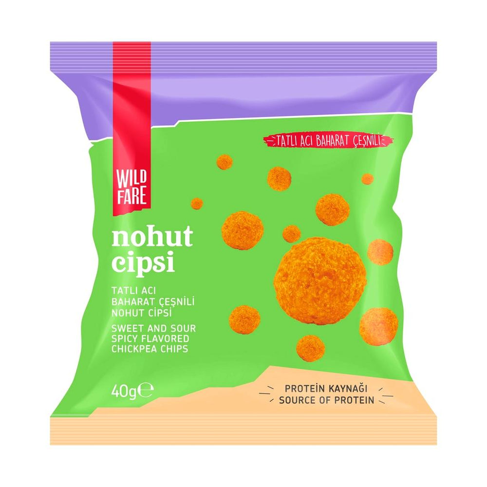 Wildfare Sweet & Spicy Chickpea Chips 40g