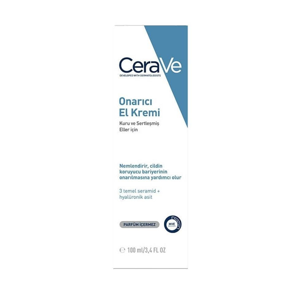 cerave repairing hand cream 3.4 fl oz front view, cerave repairing hand cream texture CeraVe Repairing Hand Cream - Non-Greasy | 3.4 fl oz CeraVe Repairing Hand Cream - Non-Greasy Formula cerave, repairing-hand-cream, non-greasy, moisturizer, dry-skin, sensitive-skin, skin-care, hand-care, hydration, ai-generated