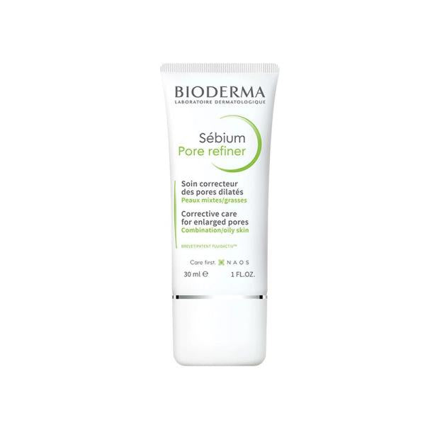 bioderma sebium pore refiner cream packaging, applying bioderma sebium pore refiner cream Bioderma Sebium Pore Refiner Cream - Tightens Pores | 30ml Bioderma Sebium Pore Refiner Cream - Tightens Pores | 30ml bioderma, pore-refiner, skincare, oily-skin, combination-skin, pore-tightening, oil-control, anti-aging, ai-generated, 30ml