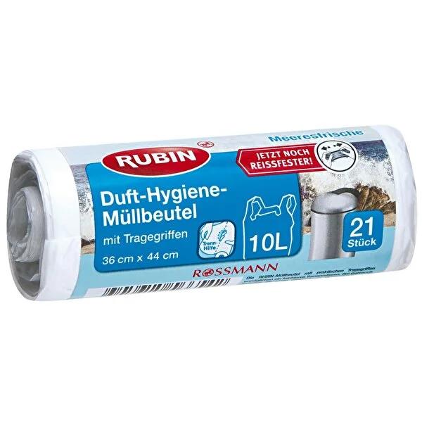 Rubin Trash Bags - Ocean Fresh Scent, Durable & Eco-Friendly, 36x44cm, 21 Count Rubin Trash Bags - Ocean Fresh & Durable Trash bags, Rubin trash bags, Ocean fresh scented trash bags, Durable trash bags, Eco-friendly trash bags, Household cleaning, Kitchen essentials, Bathroom supplies, Office organization, Waste management, Sustainable living, Cleaning supplies