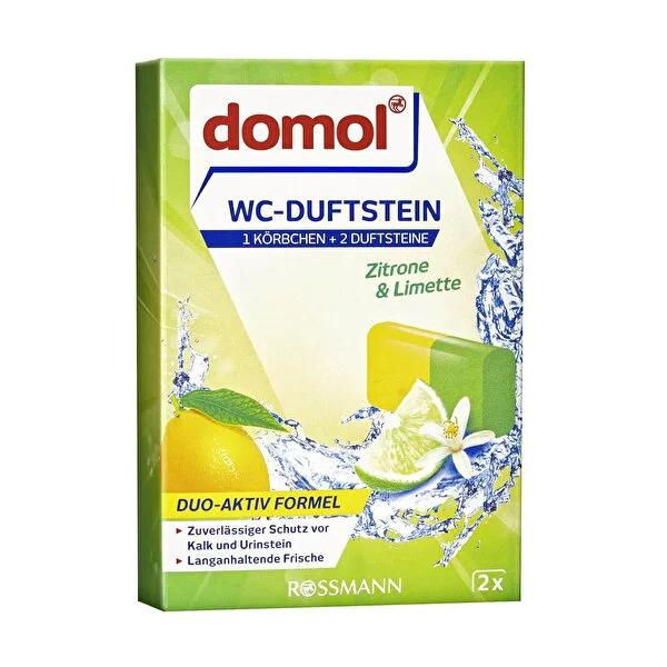 Domol Toilet Freshener Block with Lemon Fragrance & Hanging Apparatus - Long Lasting Hygiene & Freshness Domol Toilet Freshener Block - Lemon Scented Hygiene Toilet freshener, Lemon scented toilet block, Bathroom hygiene products, Long-lasting toilet fragrance, Toilet cleaning products, Fresh scent, Hygiene, Bathroom ambiance, Lemon fragrance, Lime fragrance, Hanging toilet freshener, Refillable toilet block, Cost-effective toilet freshener