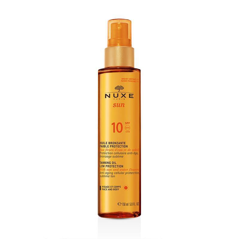 nuxe sun bronzing oil 150ml SPF 10, nuxe bronzing oil application, nuxe oil ingredients Nuxe Sun Bronzing Oil - SPF 10 | 150 ml Nuxe Sun Bronzing Oil SPF 10 - 150 ml nuxe, bronzing-oil, spf-10, sun-protection, skincare, dry-oil, bronzing, natural-ingredients, outdoor, ai-generated