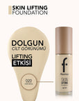 Flormar Anti-Aging Foundation - Flormar Skin Lifting SPF 30, Natural Finish, 95% Natural Ingredients - view 2