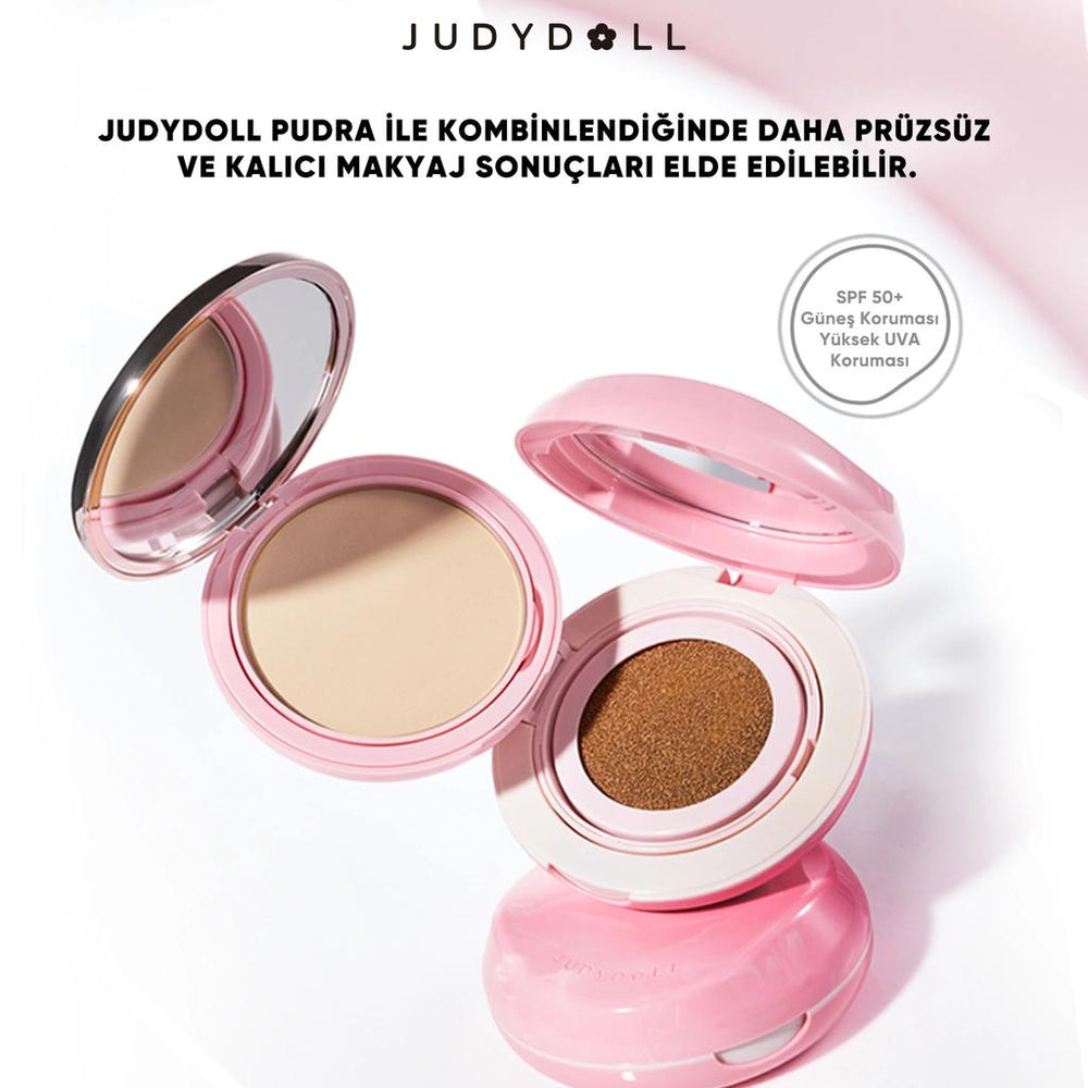 Judydoll Peach Skin Matte 2 Way Cake Matte Powder Warm Beige