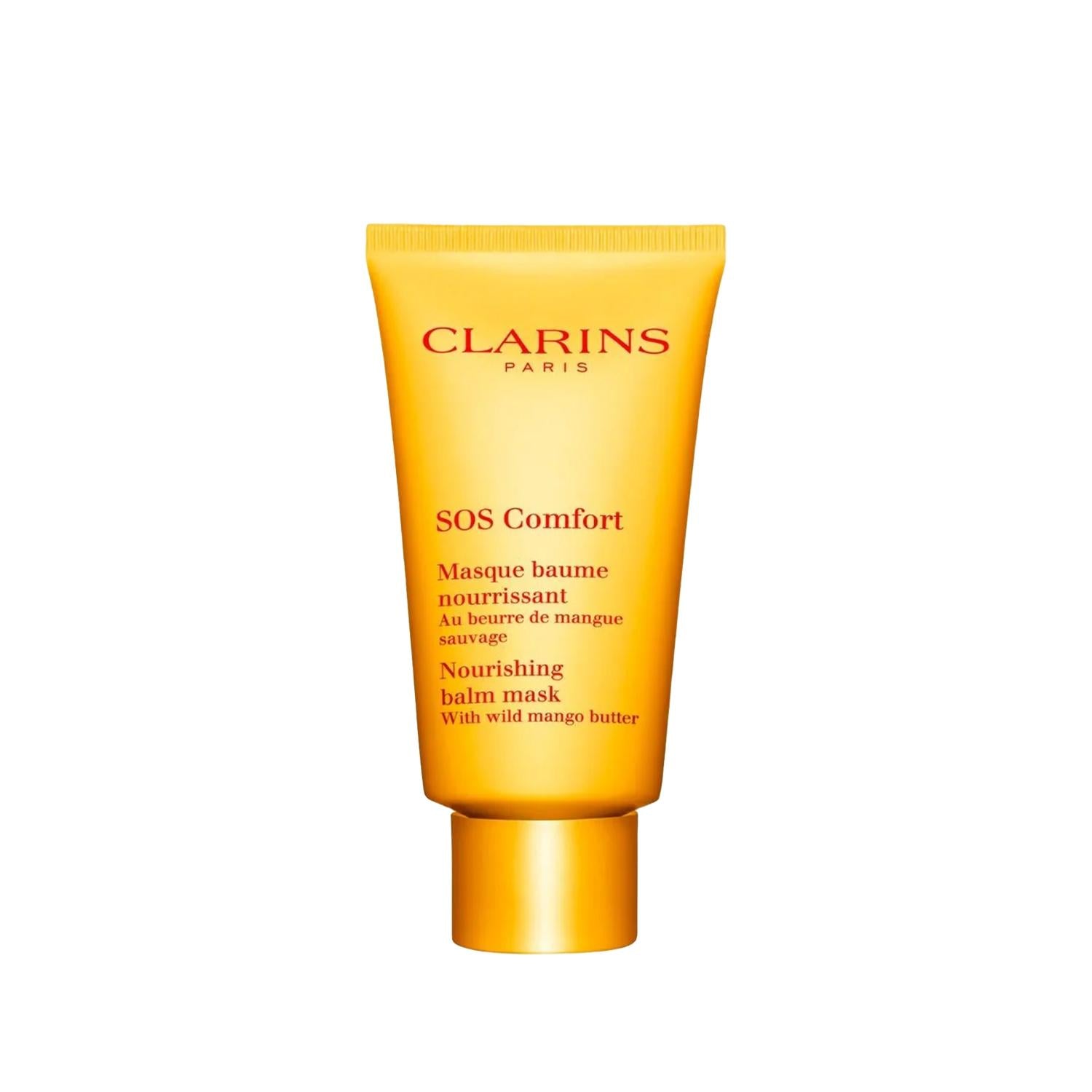 Clarins SOS Comfort Nourishing Facial Balm: Hydrating & Soothing Mask for Dry, Sensitive Skin | Intense Moisture, Quick Relief (75ml) Clarins SOS Comfort Balm: Hydrating Facial Mask for Dry Skin Clarins balm, nourishing face balm, sos comfort balm, dry skin mask, soothing face mask, hydrating face balm, face mask 75ml, sensitive skin balm, clarins sos comfort mask, rahatlatıcı maske, facial balm, dry skin, sensitive skin, hydration, soothing, moisturizing, skin care, beauty, face mask, comfort, redness reli