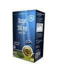 Ocean Omega-3 Fish Oil Capsules 500mg - 60 Count Dietary Supplement for Heart Health - image 4