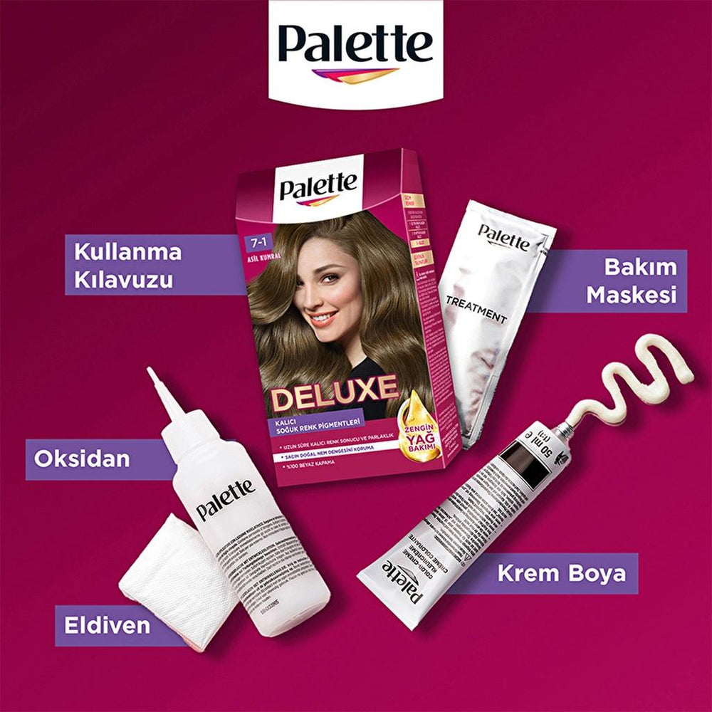 Palette Deluxe 7-1 Ash Blonde Intense Hair Color
