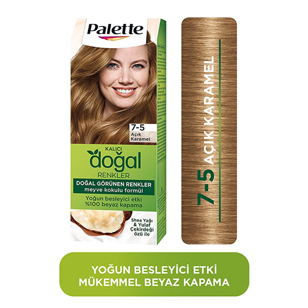Palette Natural Hair Dye - Light Caramel (Açık Karamel) Permanent Hair Color for Natural Look - view 3