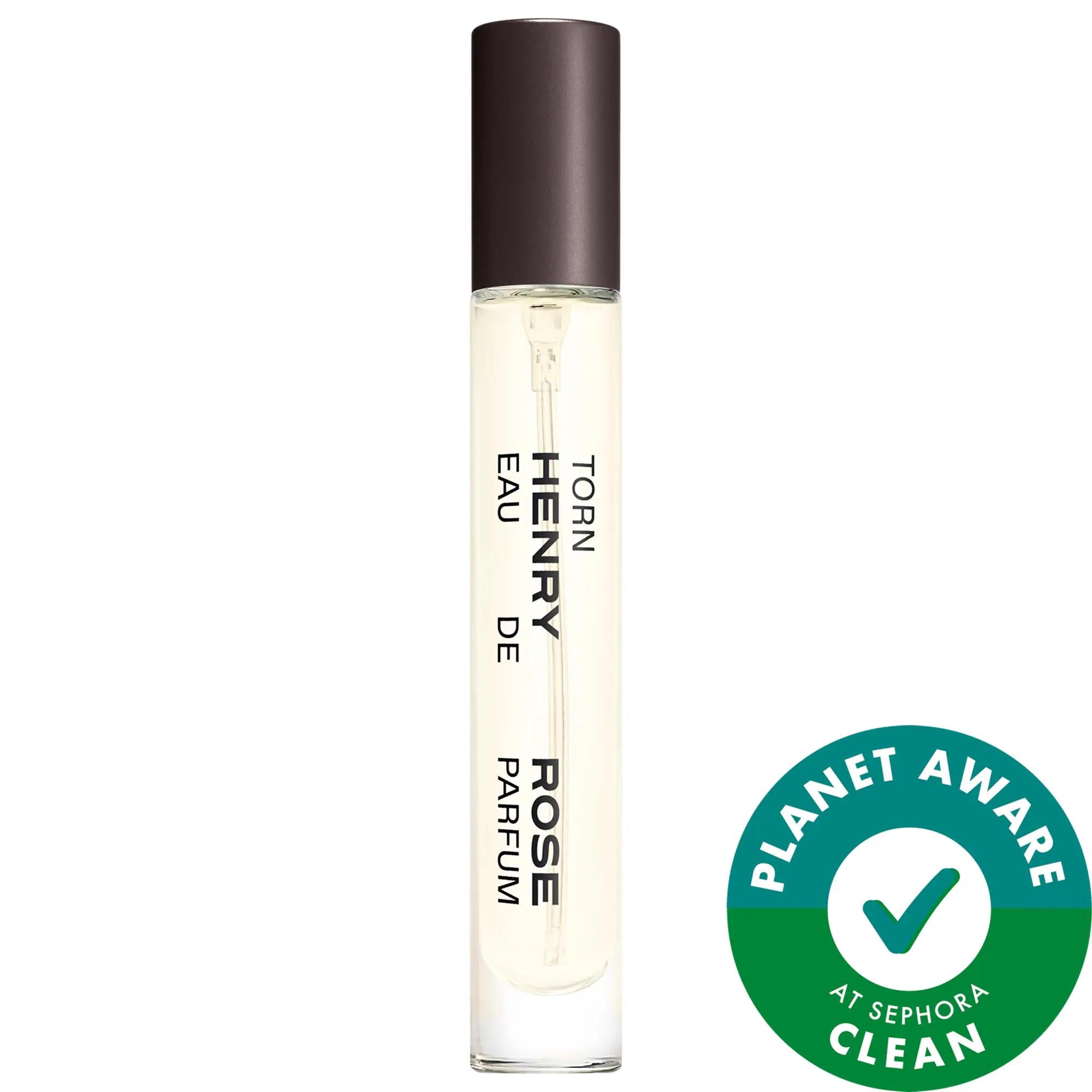 Henry Rose Torn Eau de Parfum Travel Spray: Warm Vanilla, Musk &amp; Sandalwood Fragrance - Sustainable &amp; Travel-Friendly Henry Rose Torn Perfume: Vanilla, Musk &amp; Sandalwood Travel Spray Torn Eau de Parfum, Travel Spray Perfume, Vanilla Musk Sandalwood Fragrance, Warm Spicy Perfume, Sustainable Fragrance, Clean Beauty Perfume, Travel size fragrance, Eco friendly perfume, fragrance, perfume, vanilla perfume, musk perfume, sandalwood perfume, women&#39;s fragrance, travel perfume, sustainable beauty, clean beauty, ec
