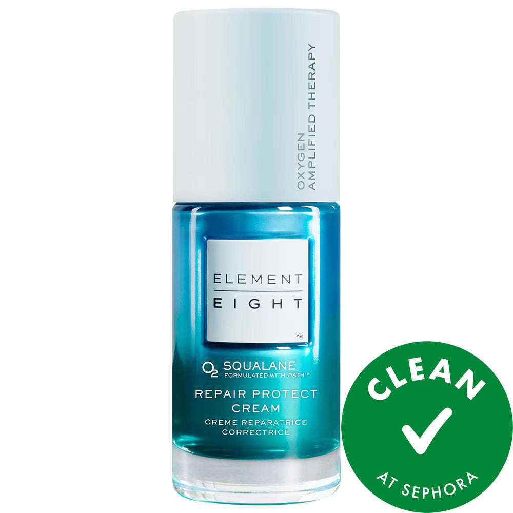 Element Eight O2 Squalane Protect Cream: Redness Relief & Barrier Repair - Vegan, Cruelty-Free Sensitive Skin Moisturizer Element Eight Squalane Cream: Redness Relief & Barrier Repair squalane protect cream, redness relief moisturizer, sensitive skin moisturizer, barrier repair cream, vegan cruelty-free moisturizer, post-procedure skincare, liquid oxygen skincare, bisabolol soothing cream, irritated skin treatment, Clean at Sephora moisturizer, facial moisturizer, sensitive skin, redness relief, skin barrie