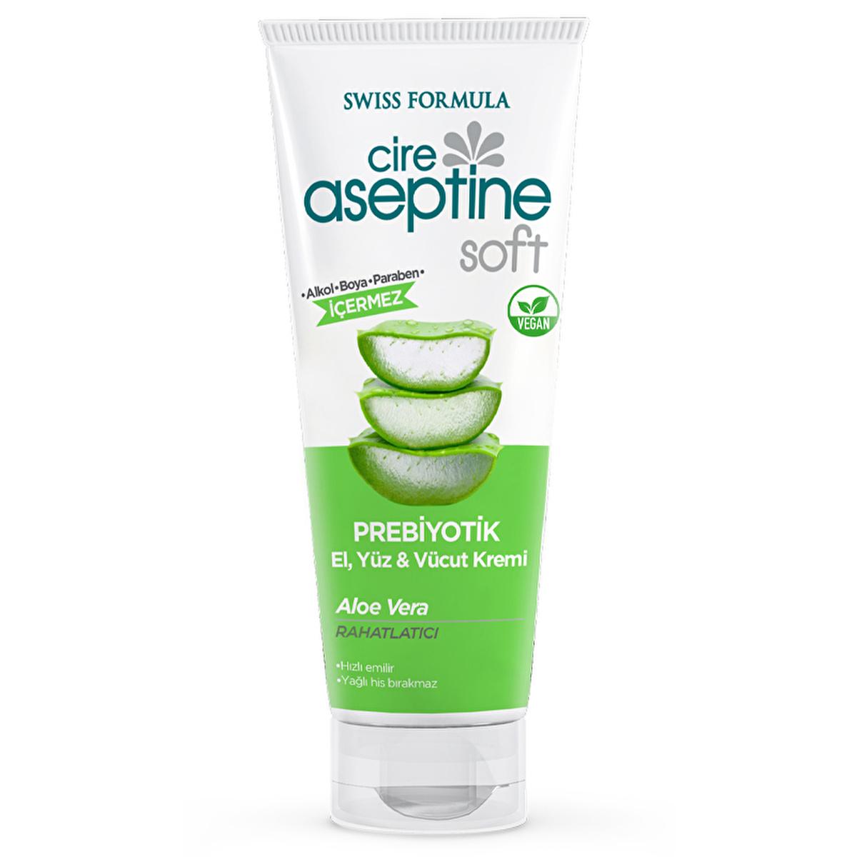 Cire Aseptine Soft Aloe Vera Cream: Soothing, Prebiotic, & Nourishing Moisturizer for Sensitive Skin - 75ml Cire Aseptine Aloe Vera Cream: Soothe & Hydrate Sensitive Skin aloe vera cream, soothing skin cream, prebiotic skincare, sensitive skin moisturizer, paraben-free cream, alcohol-free cream, aloe vera skin care, vitamin E cream, dry skin cream, skin microbiome, moisturizer, sensitive skin, dry skin, redness relief, skin hydration, natural skincare, gentle skincare, face cream, skin microbiome support, p