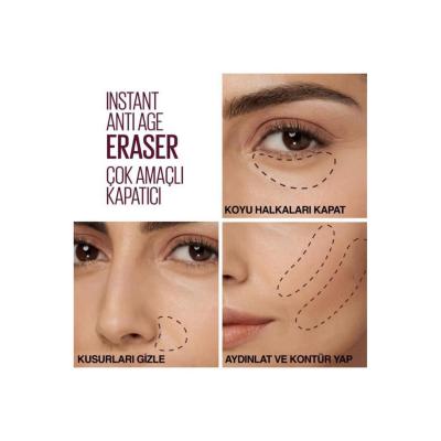 Maybelline Instant Anti Age Eraser Concealer - Vegan, Hydrating & Multi-purpose Makeup - view 4