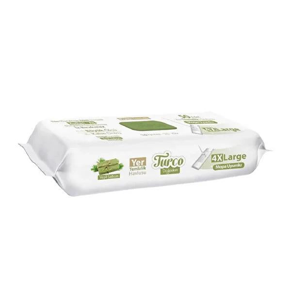 Turco Natural Floor Cleaning Wipes with Green Soap - 50 Count Pack Turco Natural Floor Cleaning Wipes - 50 Count cleaning wipes, natural cleaning products, floor cleaning wipes, eco-friendly cleaning supplies, pre-moistened cleaning cloths, Turco, green soap, household cleaning, natural ingredients, convenient cleaning, daily maintenance cleaning, environmentally friendly cleaning