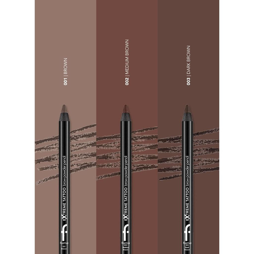 Flormar Extreme Tattoo Long-Wear Brow Pencil 003 Dark Brown