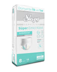 Sleepy Sensitive Super Absorbent Pants Large 8 Pack