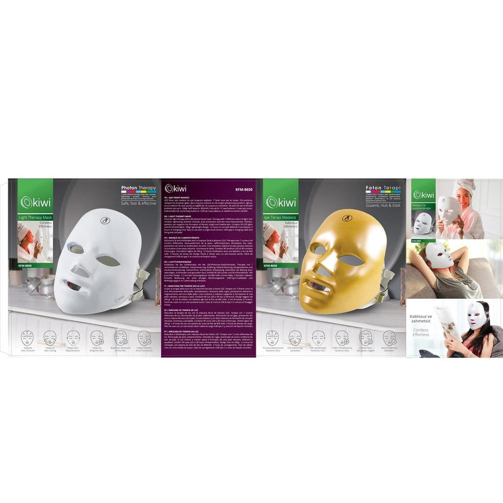 Kiwi KFM-8650 LED Light Therapy Face Mask for Radiant Skin