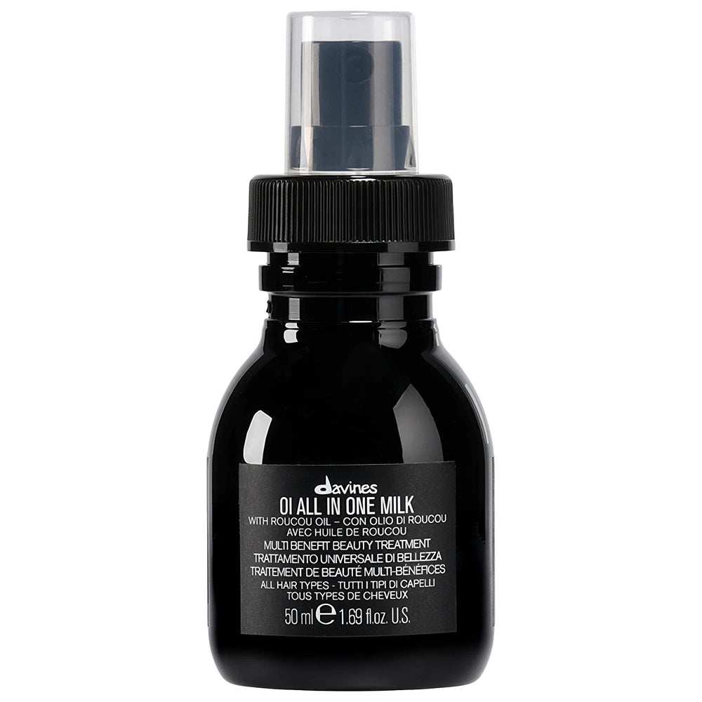 Mini OI Leave-in Hair Treatment Milk - Hydrating, Frizz Control & Thermal Protection up to 446°F Mini OI Leave-in Treatment Milk - Hydrate & Protect Hair Leave-in hair treatment, Hair frizz control, Thermal protection spray, Vegan hair care, Hydrating hair milk, Hair care for dry hair, Hair smoothing solution, Heat styling protection, Cruelty-free hair products, Plant-based hair care, Hair hydration, Hair softening, Hair protection