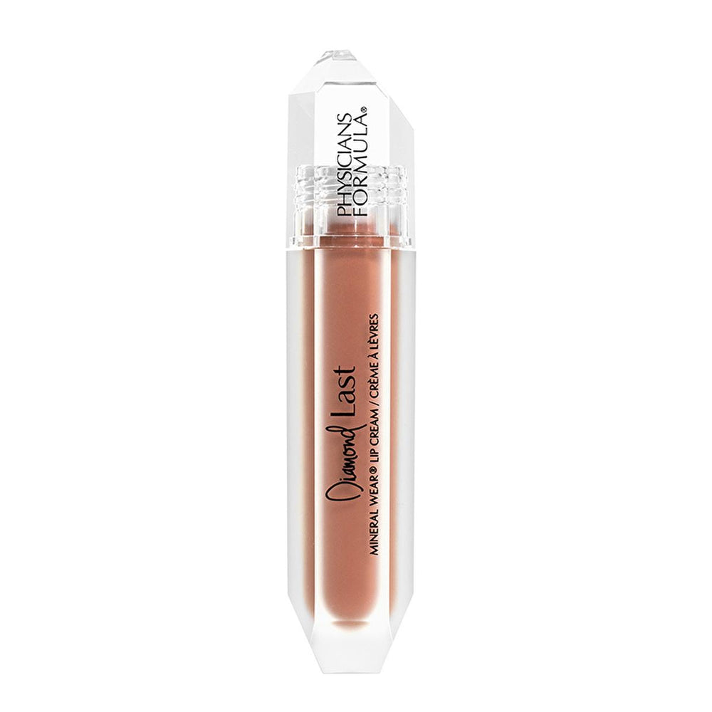 Physicians Formula Mineral Wear Diamond Last Mat Lipstick Topaz Taupe - Long Lasting Moisturizing Matte Lip Color - Lipstick