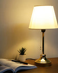 Homing Edel Gold Table Lamp with E27 Socket - Energy-Efficient LED Compatible Decorative Home Lighting - view 3