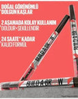 Maybelline Build-A-Brow: 2-in-1 Soft Brown Eyebrow Pen & Setting Gel | Long-Lasting Definition, Easy Application, Natural Look Maybelline Build-A-Brow: Soft Brown Eyebrow Pen & Setting Gel eyebrow pen, brow setting gel, soft brown eyebrow, long lasting brow, 2 in 1 brow pen, eyebrow makeup, brow definer, Maybelline eyebrow pen, eyebrow, brows, makeup, cosmetics, brow gel, brow pencil, brow definer, soft brown, long-lasting, easy application, buildable color, defined brows, groomed brows, beauty, Maybelline,