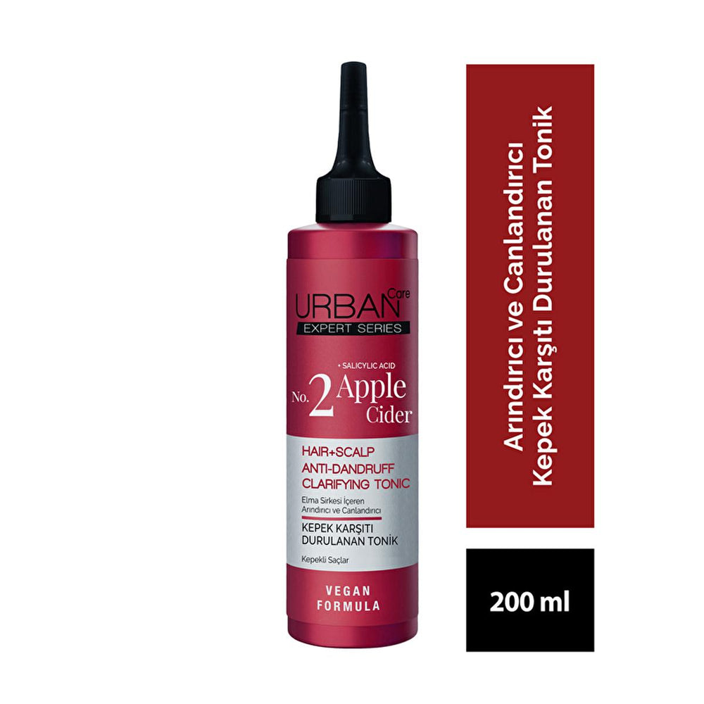 Urban Care Anti-Dandruff Hair Tonic with Apple Cider Vinegar & Salicylic Acid - Vegan, Natural Scalp Treatment - view 5