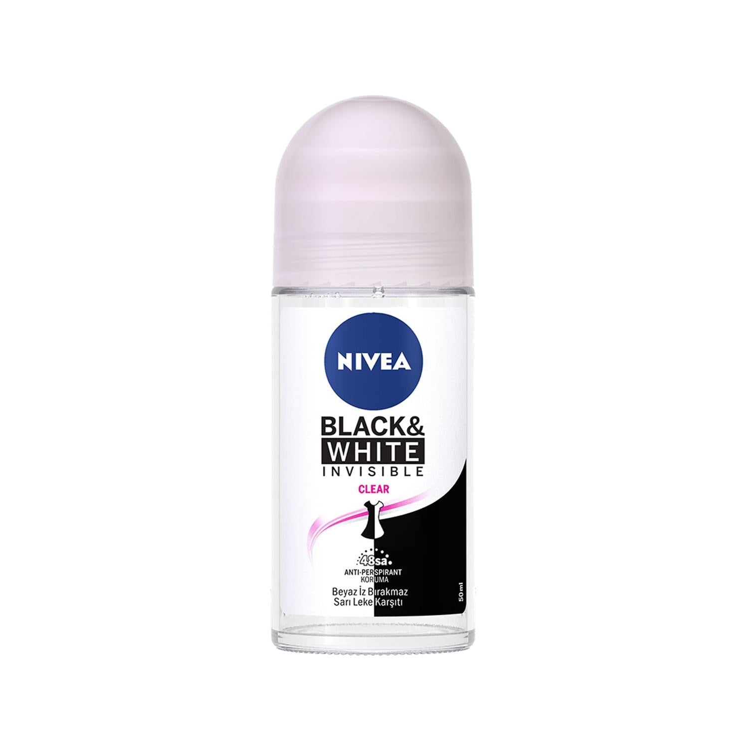 Nivea Black&White Invisible Clear Roll-On Deodorant 50ml - Antiperspirant Protection Nivea Black&White Invisible Clear Deodorant 50ml Nivea Black&White, Invisible Clear Deodorant, Roll-On Deodorant, Antiperspirant Deodorant, 50 ml Deodorant, Deodorant Roll-On, Antiperspirant Protection, Invisible Deodorant, Clear Deodorant, Nivea Deodorant, Black&White Deodorant, Long Lasting Deodorant, Discreet Deodorant