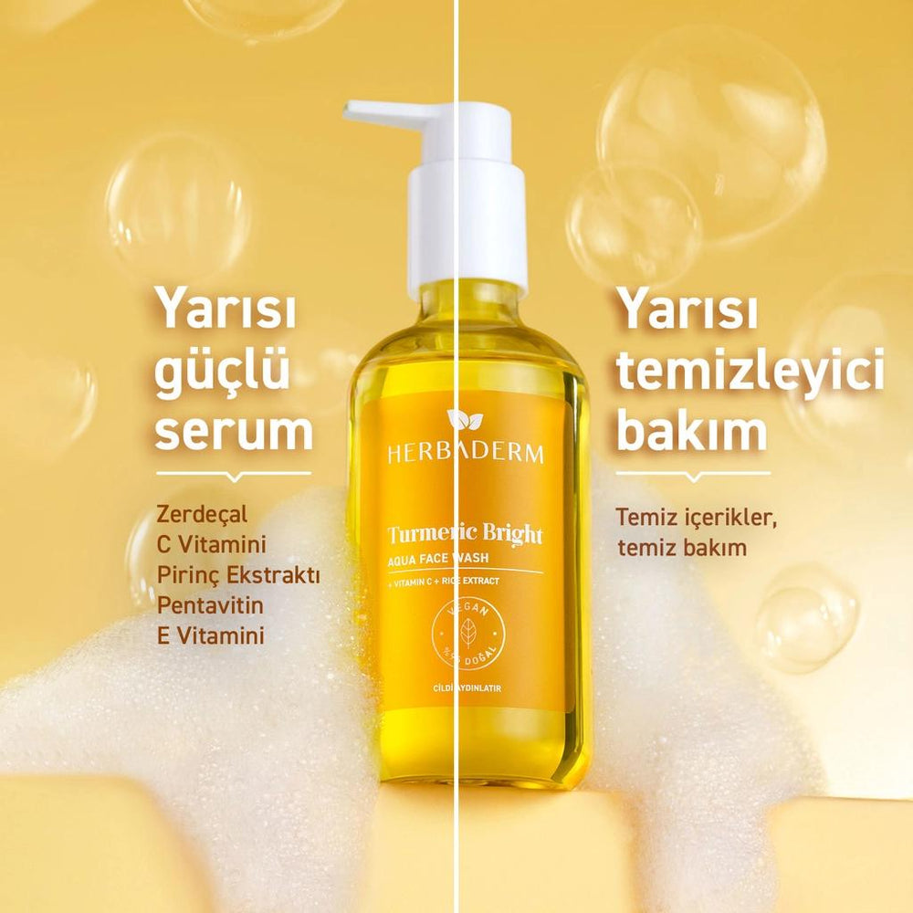 Herbaderm Turmeric Bright Aqua Cleansing Gel 250 ml