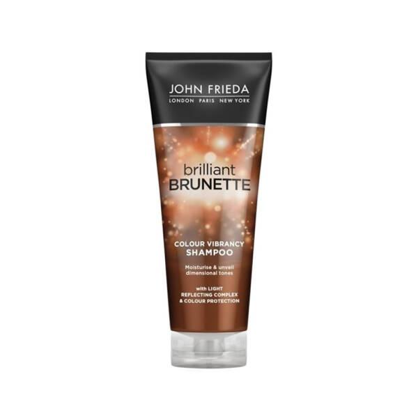 John Frieda Brilliant Brunette Color Enhancing Shampoo for Vibrant Brown Hair - 8.45 fl oz John Frieda Brilliant Brunette Shampoo for Vibrant Brown Hair Color Enhancing Shampoo, Brunette Hair Care, Moisturizing Shampoo, John Frieda Brilliant Brunette, Color Protect Shampoo, Hair Care, Brown Hair, Dry Hair, Colored Hair, Glycerin, Pearl Powder, Vibrant Hair Color, Hair Moisturizer, Shampoo for Brown Hair, Hair Color Maintenance