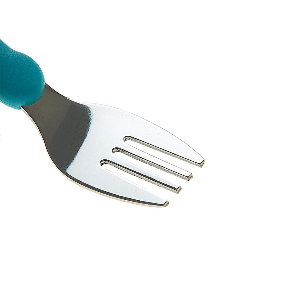 Babyjem Stainless Steel Baby Utensil Set - BPA Free, Ergonomic Design for Independent Eating - view 4