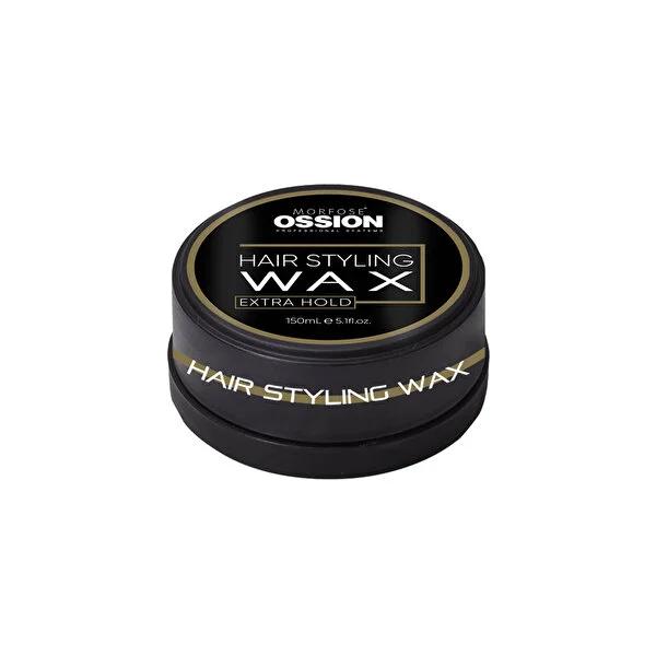 Ossion Premium Barber Line Extra Hold Hair Wax for Men and Women - Strong Styling Control & Natural Shine Ossion Extra Hold Hair Wax - Strong Hold & Natural Shine Hair Wax, Extra Hold Hair Styling, Water-based Hair Wax, Styling Products for Men and Women, Easy Washout Hair Wax, Premium Barber Line, Strong Styling Control, Natural Shine, Flexible Hold, All Hair Types, Low Maintenance Grooming