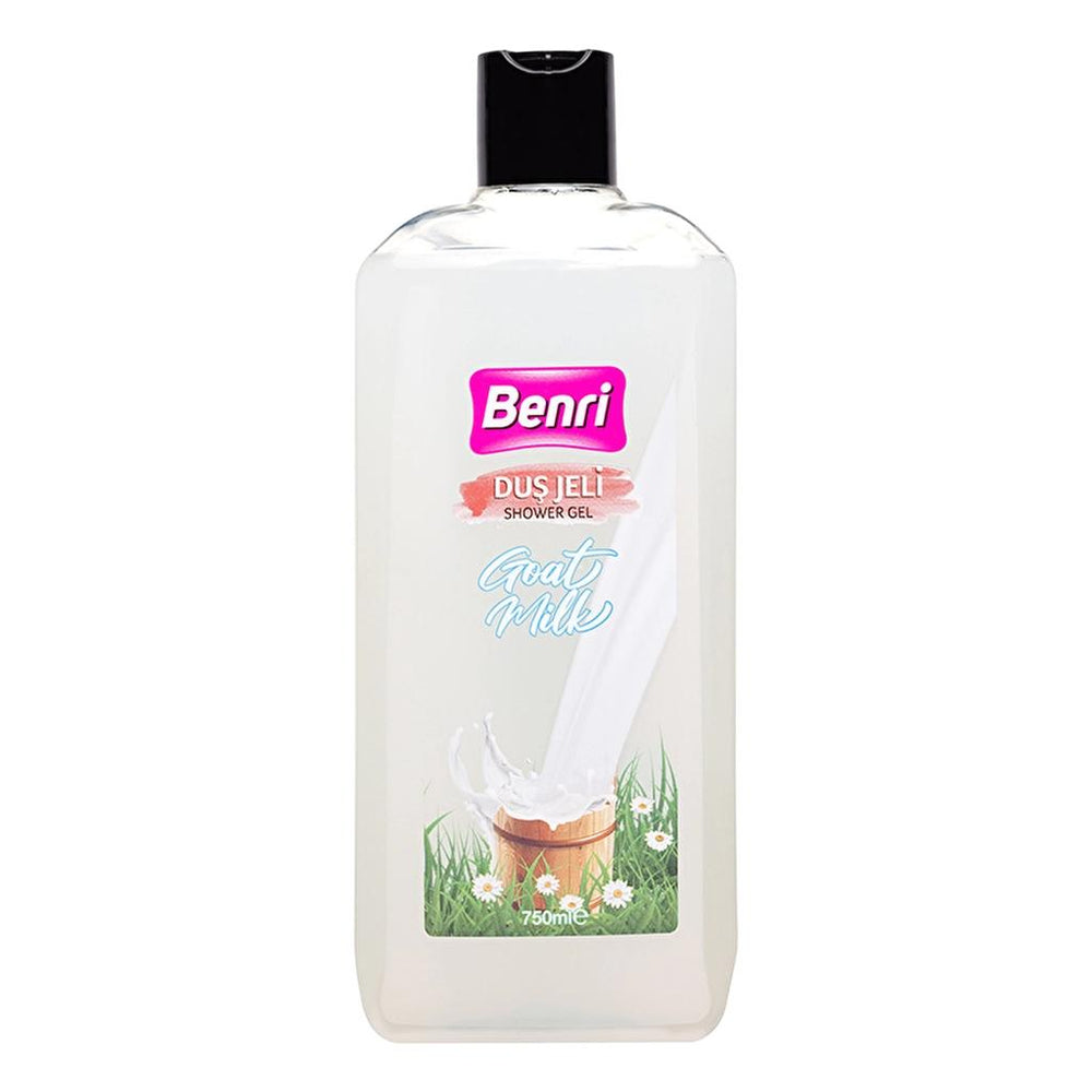 Benri Goat Milk Shower Gel for Soft Skin 750 ml