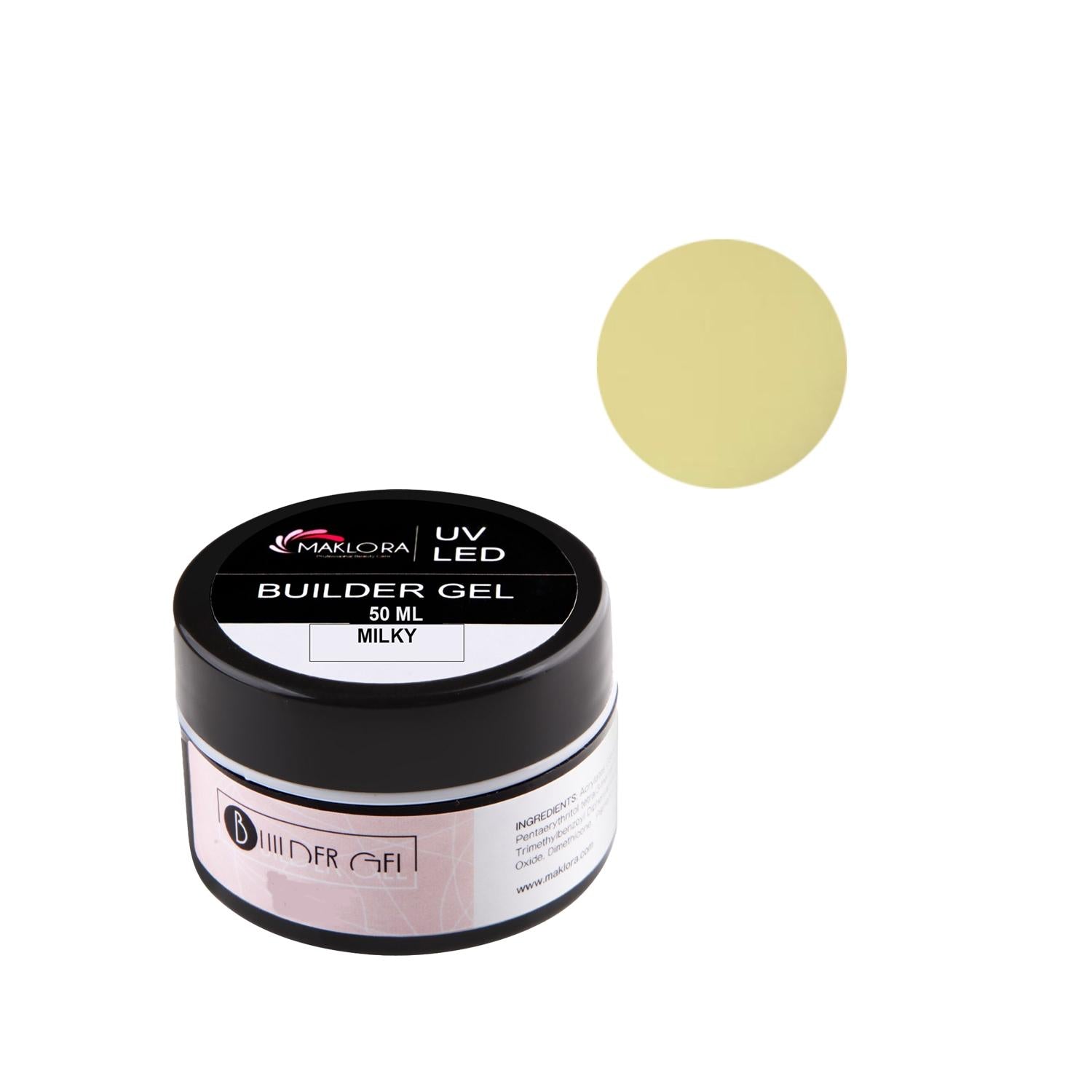 Maklora Builder Gel Milky Protez Tırnak Jeli 50 ml - Premium Nail Enhancement Gel for Nail Art & Care Maklora Builder Gel - Premium Nail Enhancement Gel Builder Gel, Nail Gel, Maklora, Milky Nail Gel, Nail Care Products, Nail Enhancement Gel, Nail Art Supplies, Nail Beauty Products, Cosmetic Gel, Nail Repair Gel, Nail Enhancement Products