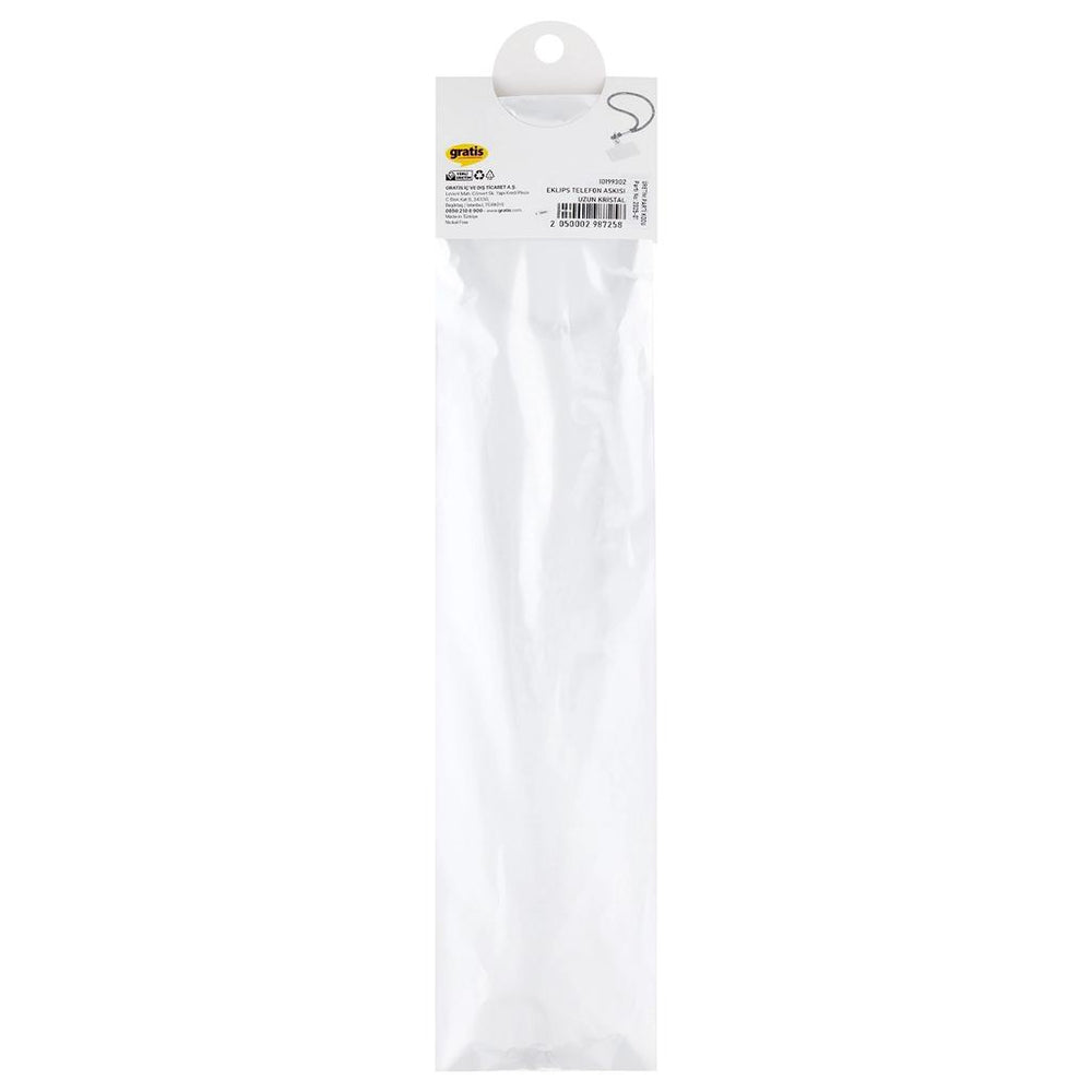 Eklips Long Crystal Phone Strap for Hands-Free Style 1 Piece