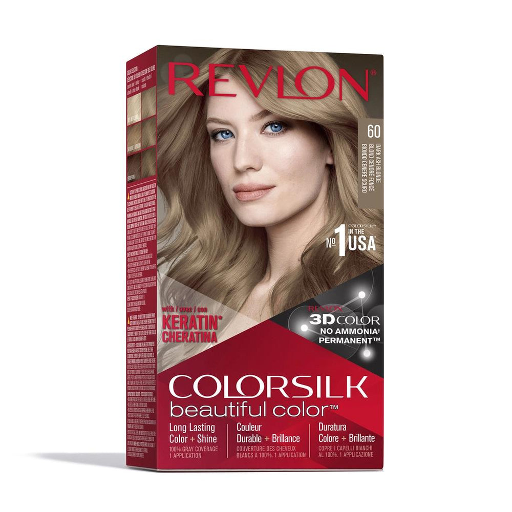 Revlon ColorSilk Beautiful Color Saç Boyası 60 Koyu Küllü Sarı