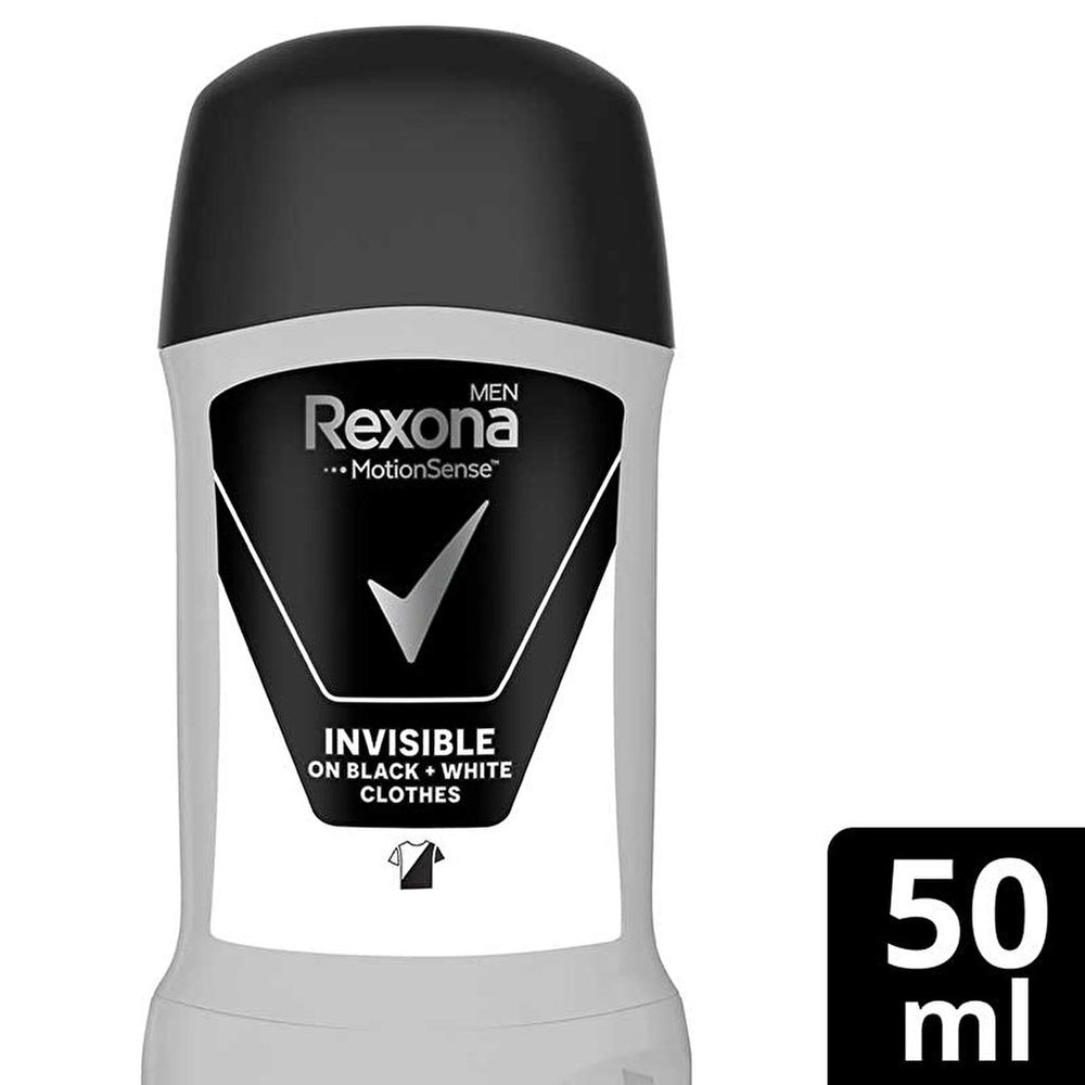 Rexona Men Invisible Black & White Deodorant Stick 50 ml
