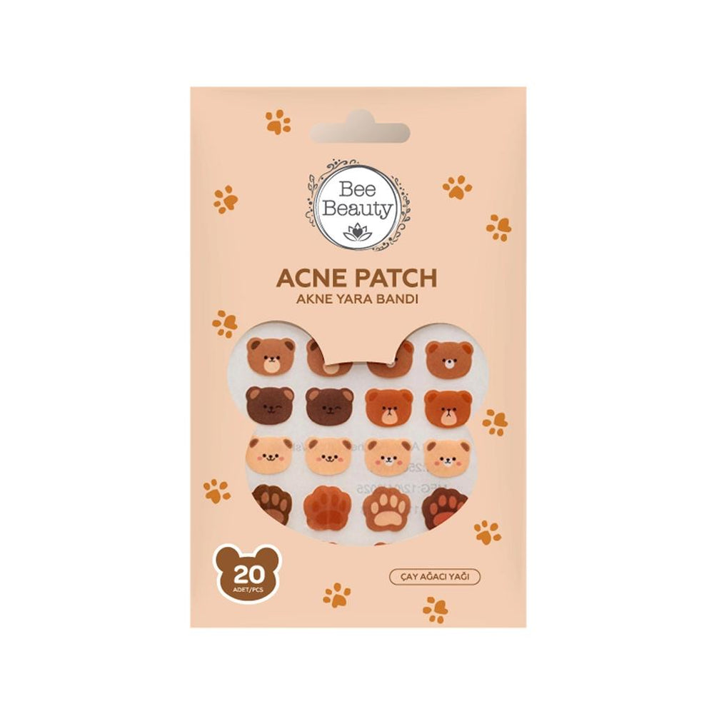 Bee Beauty Bear-Patterned Blemish Patches 20 Count