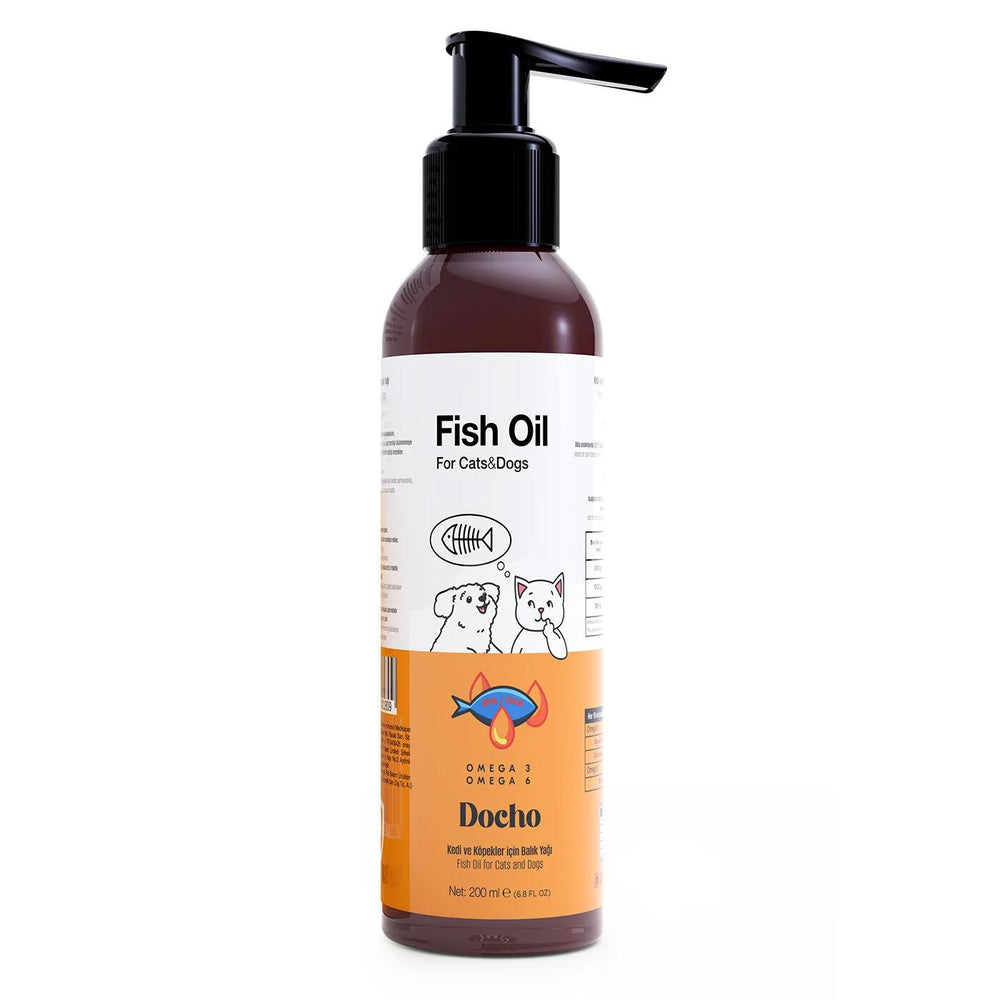 Docho Omega 3 & 6 Fish Oil for Cats and Dogs 150ml