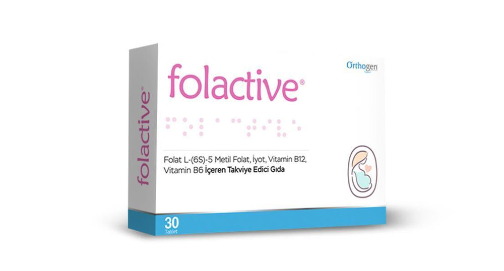 Folactive Dietary Supplement - 30 Tablets for Nutritional Support | Folactive - Vitamin & Supplement