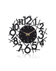 Muyika 41x41cm Modern Metal Silent Wall Clock - Large Decorative Timepiece for Home