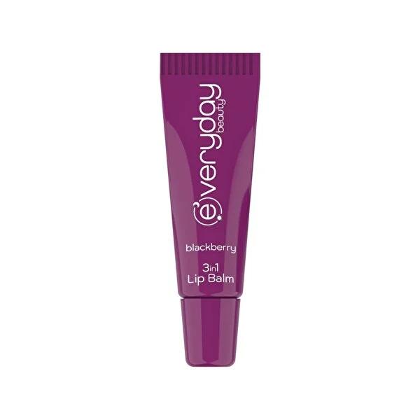 Everyday Beauty Blackberry Flavored Lip Balm - Moisturizing, Tinted, Natural Lip Care for Dry Lips - 0.34 fl oz Blackberry Lip Balm - Moisturizing & Tinted | Everyday Beauty lip balm, blackberry flavored lip balm, moisturizing lip care, natural lip balm, tinted lip balm, lip care, dry lip solution, natural ingredients, fruity flavor, subtle tint, everyday beauty, cosmetic, beauty product, gift for her, lip moisturizer
