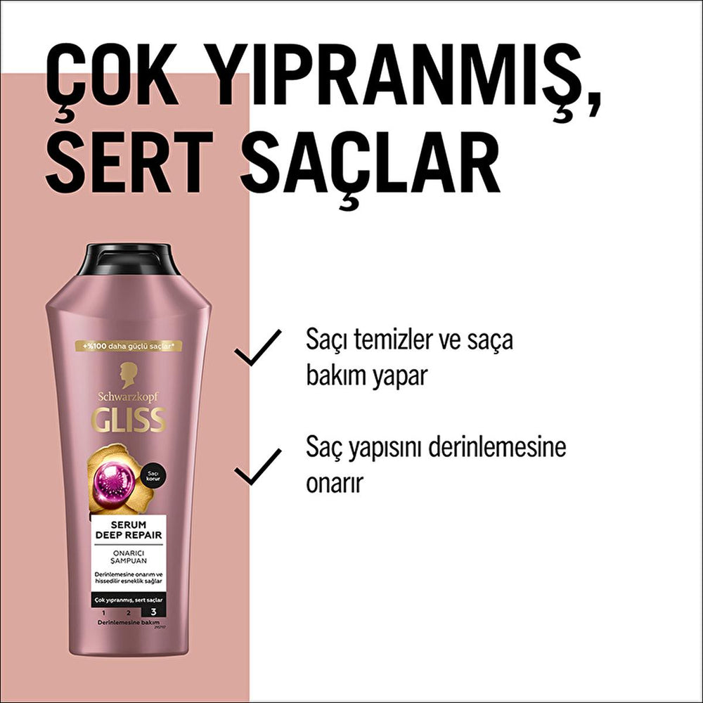 Gliss Deep Repair Shampoo for Damaged Hair - Hyaluron & Cranberry - Restore Flexibility & Vitality Gliss Deep Repair Shampoo - Damaged Hair Repair & Hydration Gliss Shampoo, Deep Repair Shampoo, Damaged Hair Repair, Hyaluron Shampoo, Cranberry Extract Shampoo, Hair Repair Shampoo, Shampoo for Damaged Hair, Serum Shampoo, Hair Flexibility Shampoo, hair shampoo, damaged hair, hair repair, hyaluron, cranberry extract, serum, hair care, hair health, hair vitality, hair hydration, hair shine, dry hair, brittle h