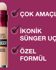 Maybelline Instant Anti Age Eraser Concealer - High Coverage, Anti-Aging, Brightening Under-Eye Coverage - view 7