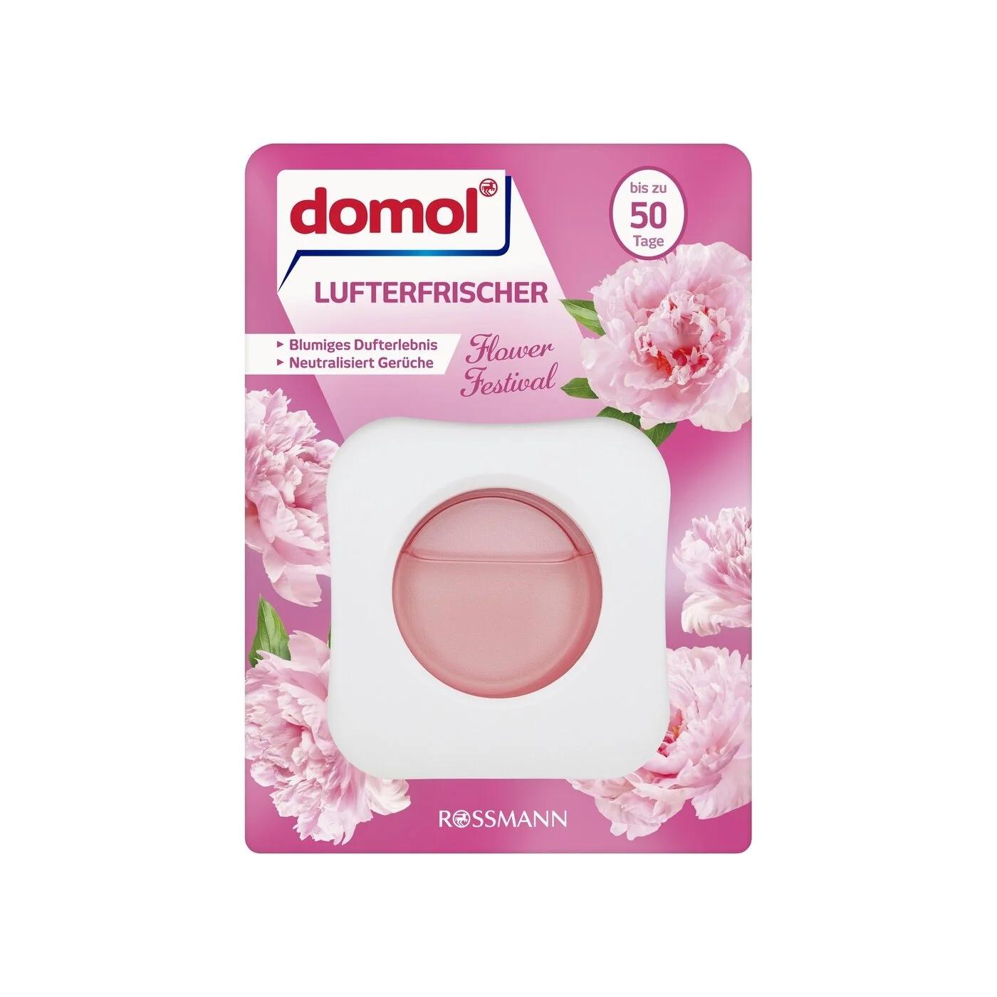 Domol Flower Festival Bathroom Air Freshener 50 Days