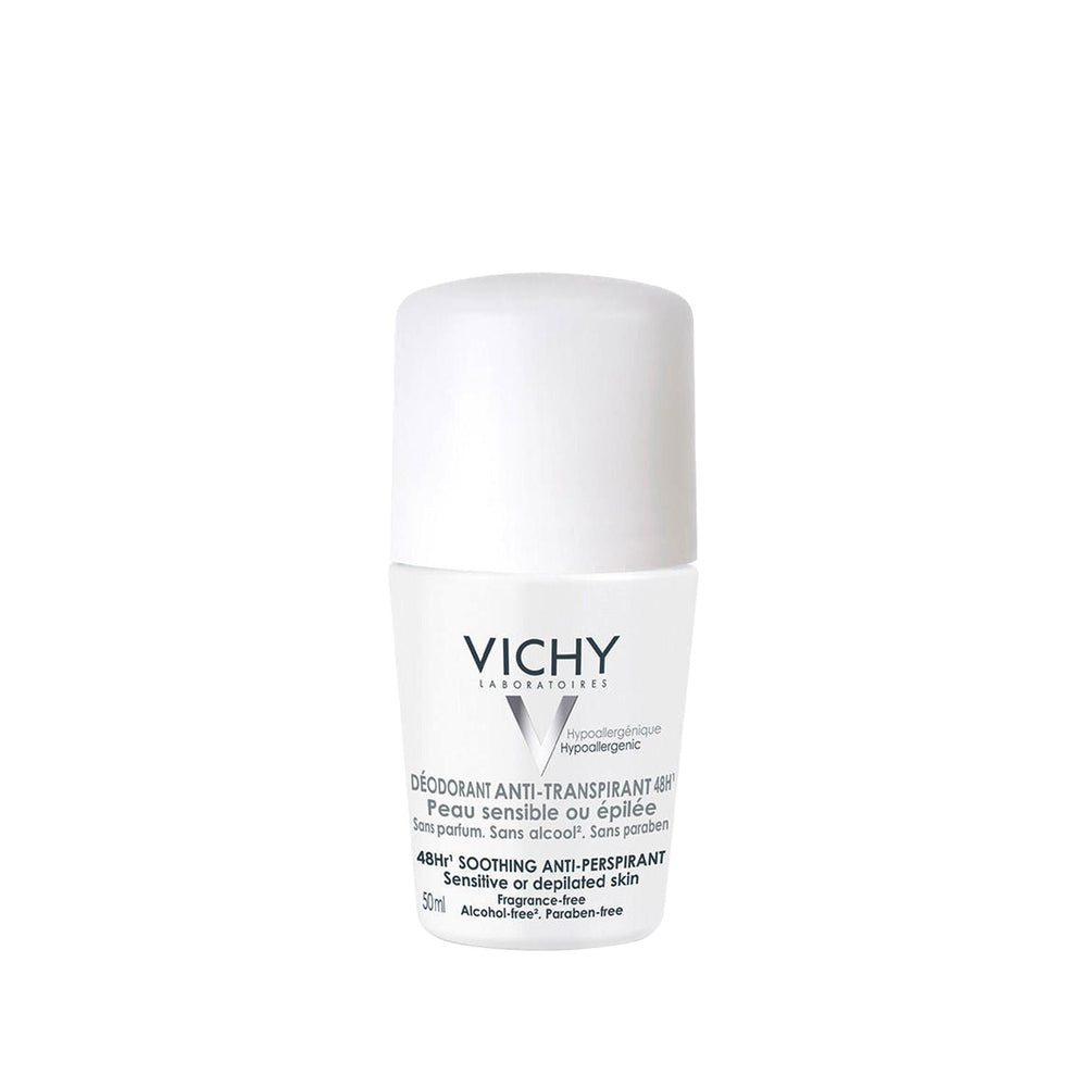 Vichy 48 Hour Anti-Perspirant Roll-On Deodorant for Sensitive Skin - 50ml Vichy 48 Hour Deodorant for Sensitive Skin Vichy Deodorant, Sensitive Skin Deodorant, 48 Hour Deodorant, Anti-Perspirant Roll-On, Long Lasting Deodorant, Personal Care, Dermatologically Tested, Gentle Deodorant, Roll-On Deodorant, Sensitive Skin Care, Anti-Perspirant Deodorant, 50ml Deodorant