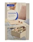 Ideenwelt Jewelry Organizer Box with Flexible Dividers 34x25x12 cm