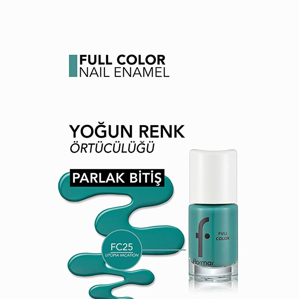 Flormar Full Color High Pigment Nail Polish - Long-Lasting Color
